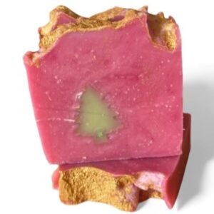 Festive Oat & Blossom Soap Ingredients: Olive Oil, Coconut Oil, Castor Oil, Sweet Almond Oil, Shea Butter, Cocoa Butter, Distilled Water, Sodium Hydroxide, Vitamin E, Rose Essential Oil, Lavender Essential Oil, Oat Powder. 100g